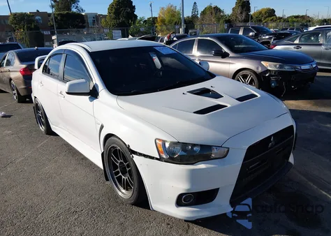 2010 Mitsubishi Lancer Evolution Gsr from USA, damaged, VIN JA32W8FV3AU033432